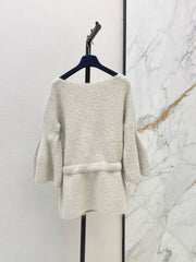 Substantial Batwing-Sleeve Sweater