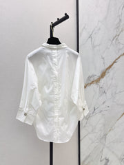 Long-Sleeve Collared Shirt