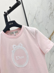 Exquisitely Embroidered Crew-Neck T-Shirt
