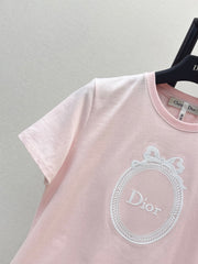 Exquisitely Embroidered Crew-Neck T-Shirt