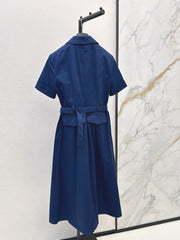 Long Dress with Dual-Pocket Detail