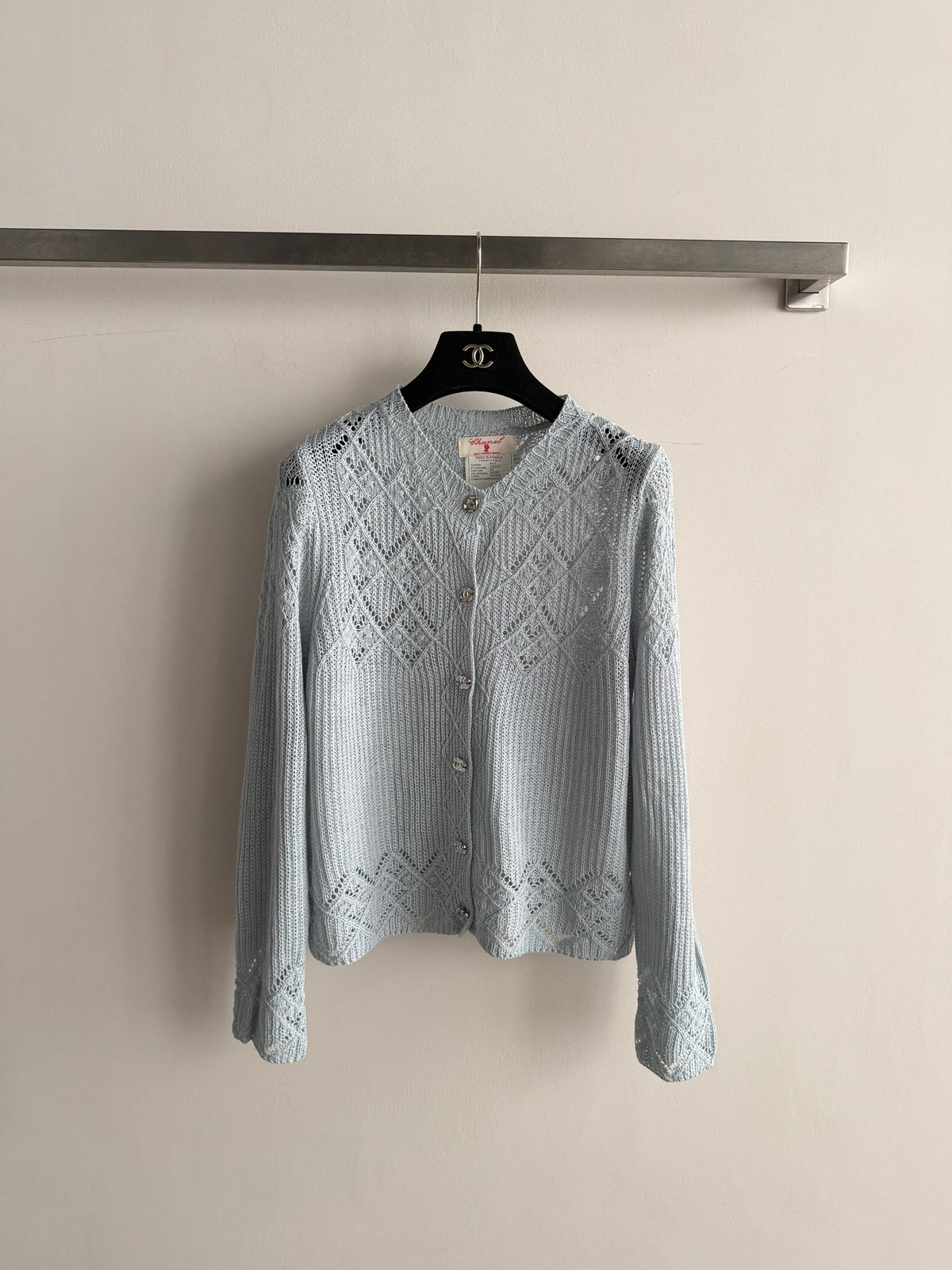 Early-Autumn Openwork Cardigan