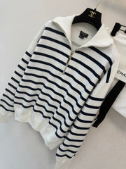 Long-sleeve half-zip with collar