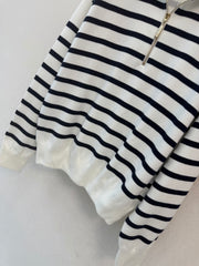 Long-sleeve half-zip with collar
