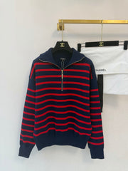 Long-sleeve half-zip with collar