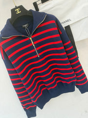 Long-sleeve half-zip with collar