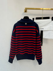 Long-sleeve half-zip with collar