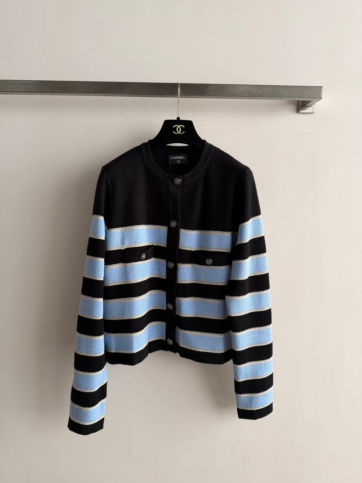 Striped Knit Cardigan