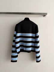 Striped Knit Cardigan