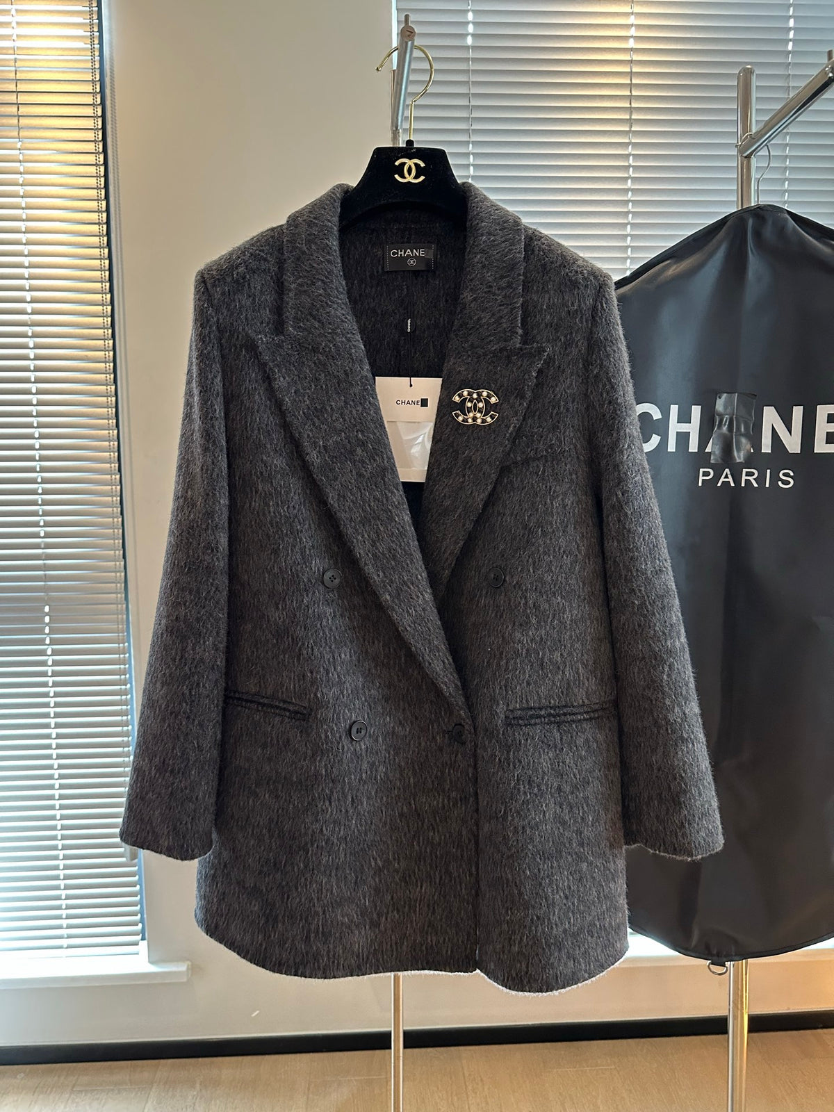 Wool and Alpaca Blend Blazer