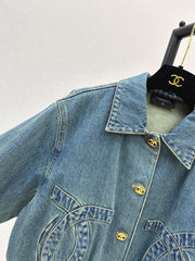 Pocket-Detail Denim Jacket