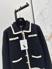 Collared Knit Cardigan