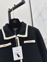 Collared Knit Cardigan