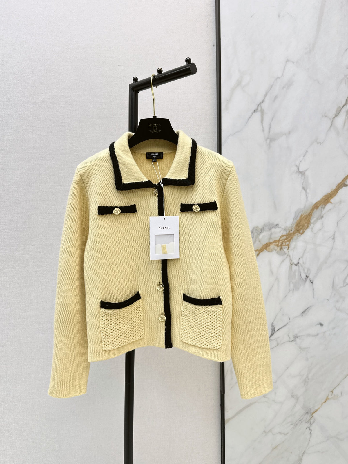 Collared Knit Cardigan