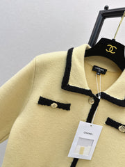 Collared Knit Cardigan