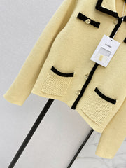 Collared Knit Cardigan