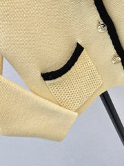 Collared Knit Cardigan
