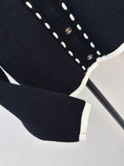 Collared Knit Cardigan