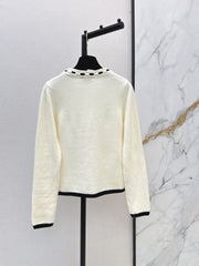 Collared Knit Cardigan
