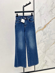 Versatile Straight-Leg Washed Jeans