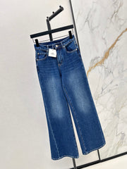 Versatile Straight-Leg Washed Jeans
