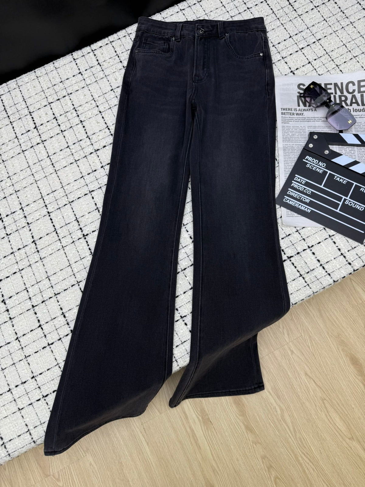 Micro-flare jeans