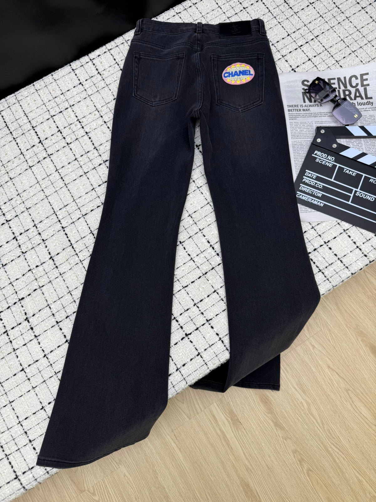 Micro-flare jeans