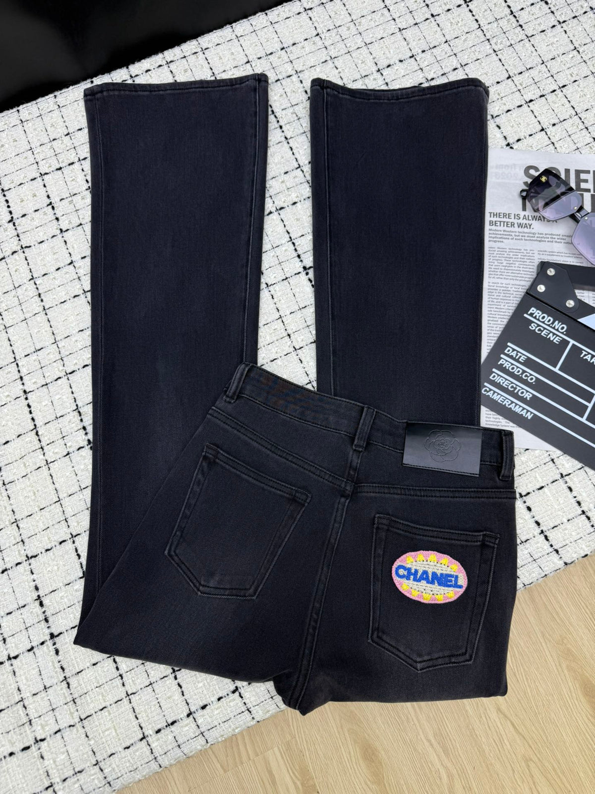 Micro-flare jeans