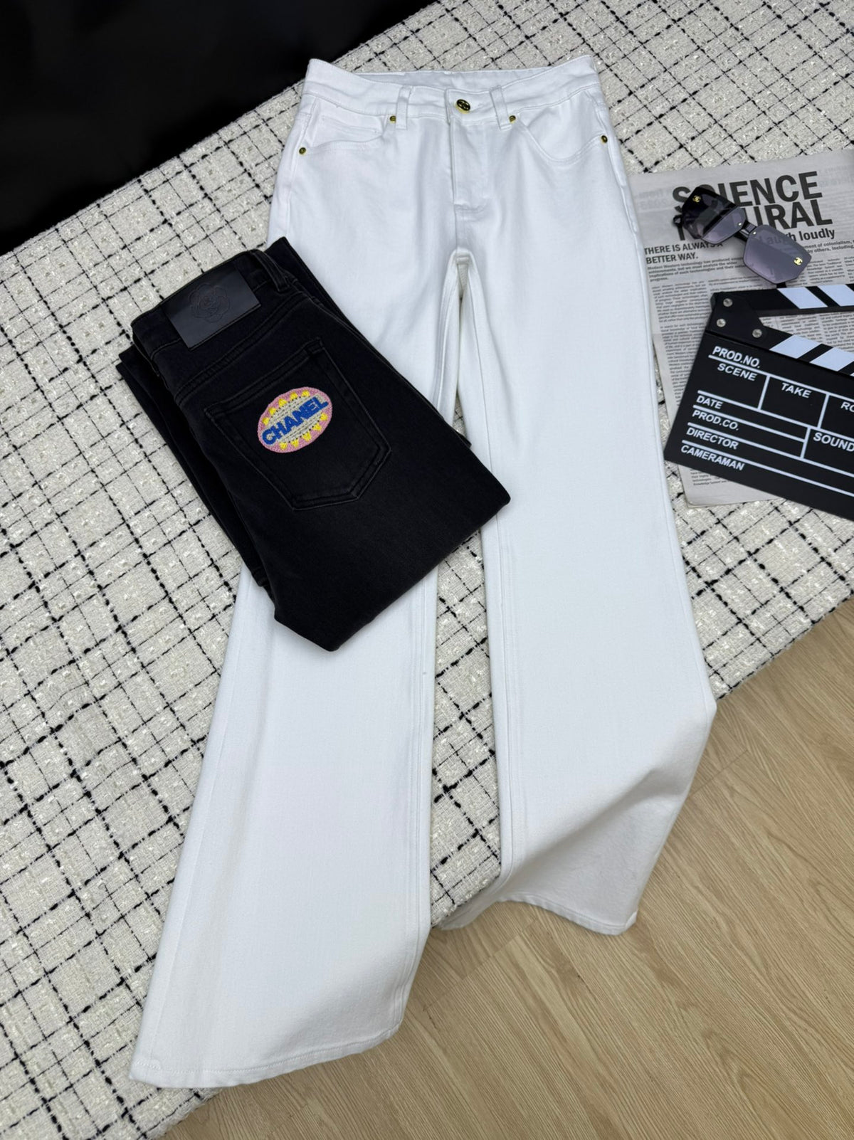 Micro-flare jeans