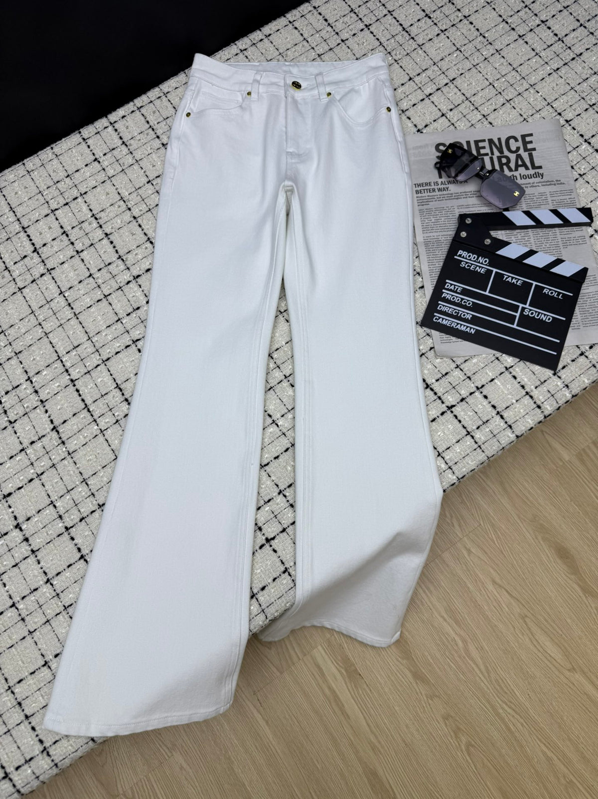Micro-flare jeans