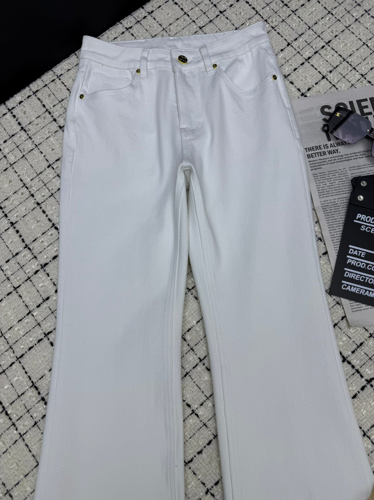 Micro-flare jeans