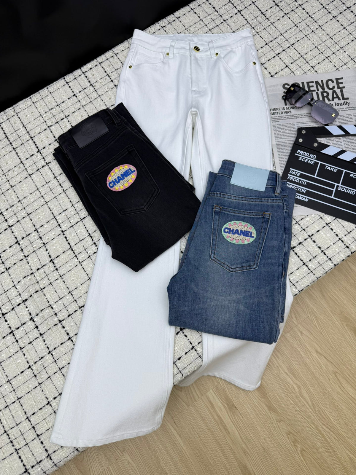 Micro-flare jeans