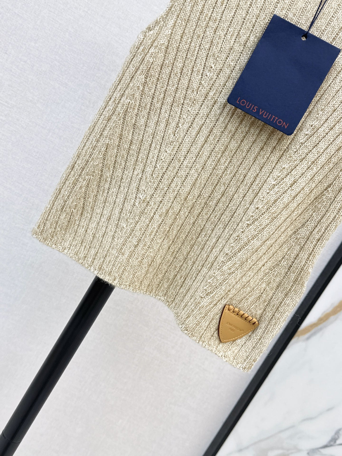 Vertical-Rib Knit Vest
