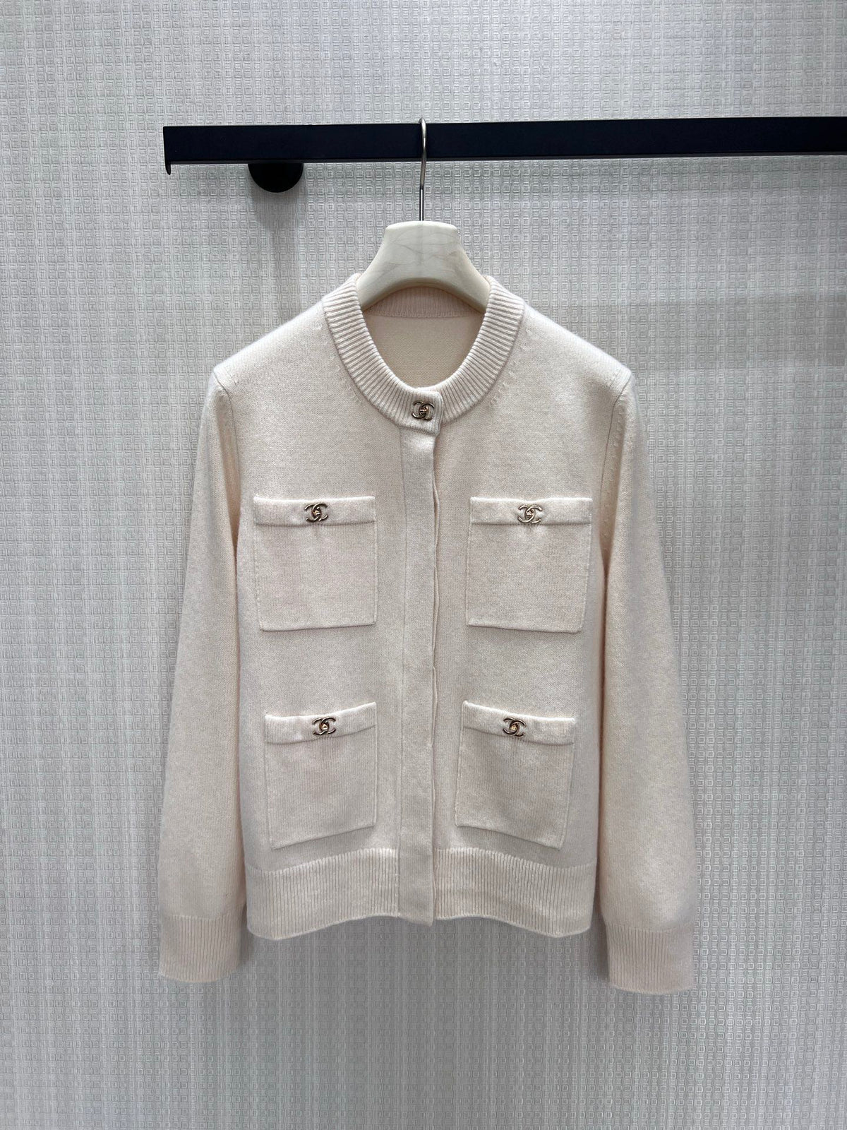 Collared Knit Cardigan