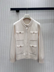 Collared Knit Cardigan