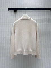 Collared Knit Cardigan