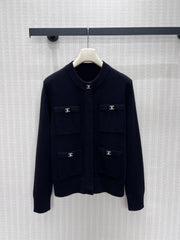 Collared Knit Cardigan
