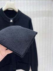 Collared Knit Cardigan