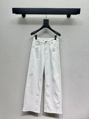 Straight-Leg Wide-Leg Jeans