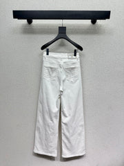 Straight-Leg Wide-Leg Jeans