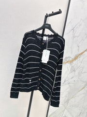 Classic Crew-Neck Knit Cardigan