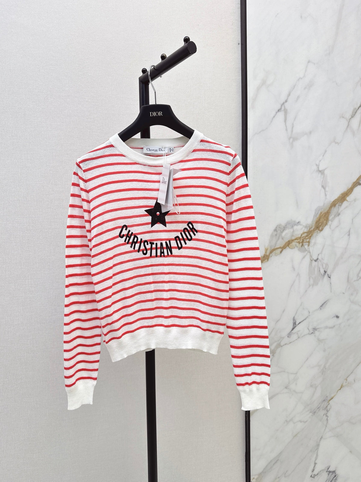 Classic Crew-Neck Knit Top
