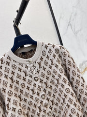 Classic Logo Crew-Neck Cardigan