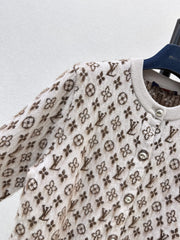 Classic Logo Crew-Neck Cardigan