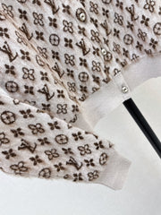 Classic Logo Crew-Neck Cardigan