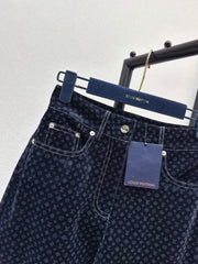 Monogram Velvet Trousers