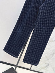 Monogram Velvet Trousers