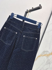 Monogram Velvet Trousers