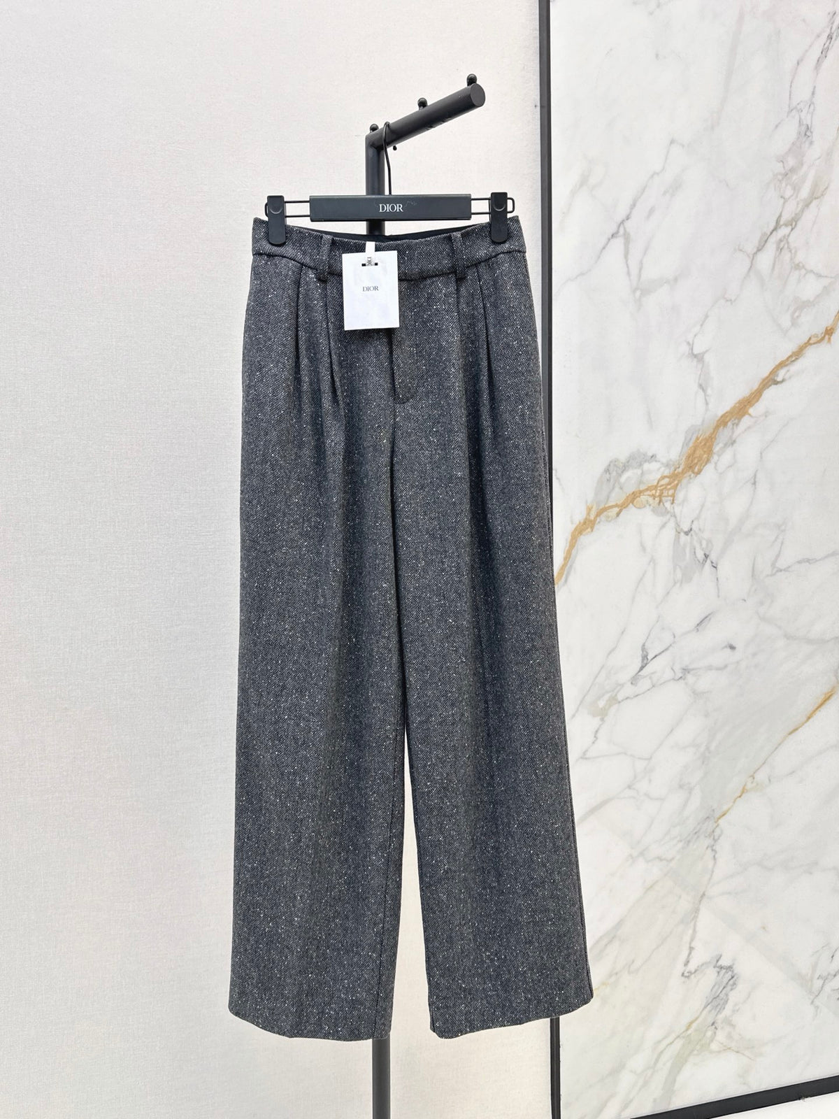 Grey Wool Trousers