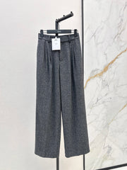 Grey Wool Trousers